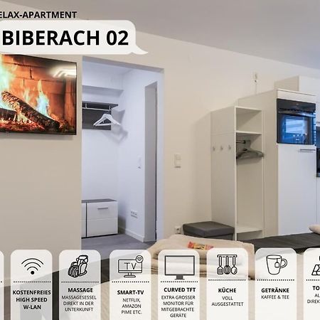 Relaxapartment 2 Massagesessel Smarttv Kueche Biberach an der Riß Екстериор снимка
